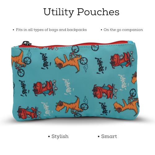 Image of VISMIINTREND Printed Flat Pouch - All Ages Boys & Girls Ideal for School, Office, and Travel
