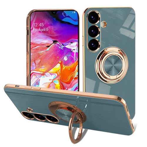 Coque Samsung A54 5G antichoc avec anneau métallique pour support voiture