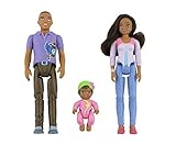 Fisher Price Loving Family African American Mom, Dad and Baby