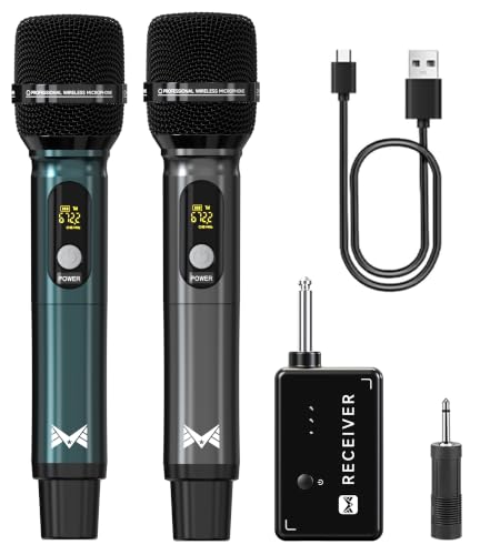 Dual Wireless Microphone with 240 ft Range