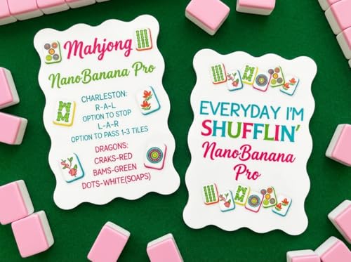 Cartas personalizadas para mezclar en noche de juego miniatura 7