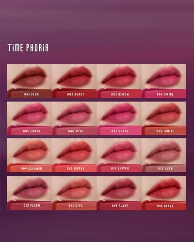 Image of Altera Blurring Tint Lip Stain 008 Ignite, Reddish Orange Glossy to Soft Matte Finish, Blur Lip Lines, Weightless No-Sticky Airy Velvet Texture, Vibrant Hydrating Long-Lasting Lip Makeup