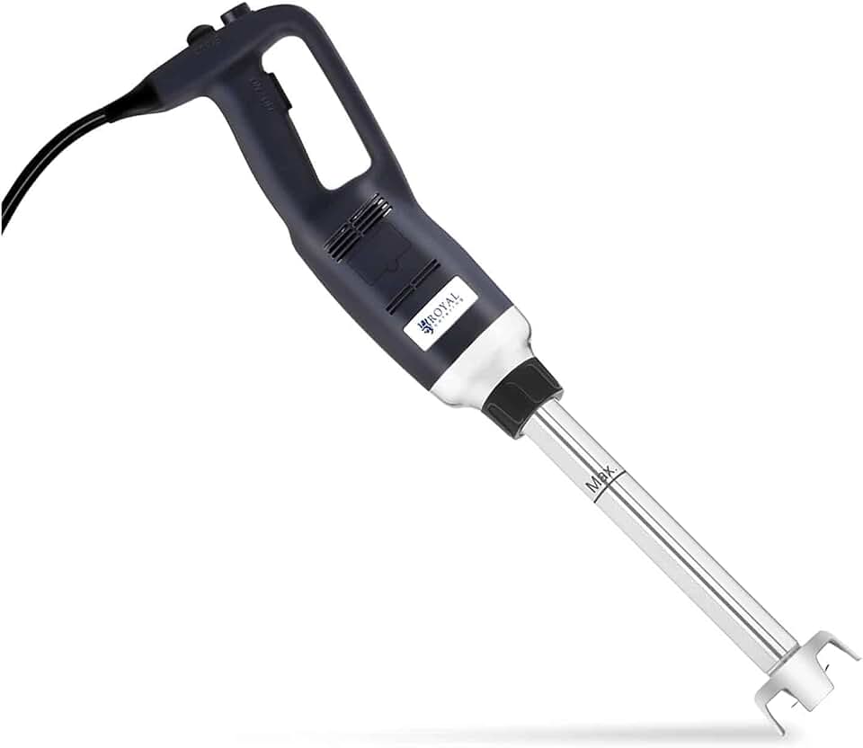 Royal Catering - RCSM-500-300P - Batidora de brazo profesional - 300 mm – de 6.000 a 18.000 RPM
