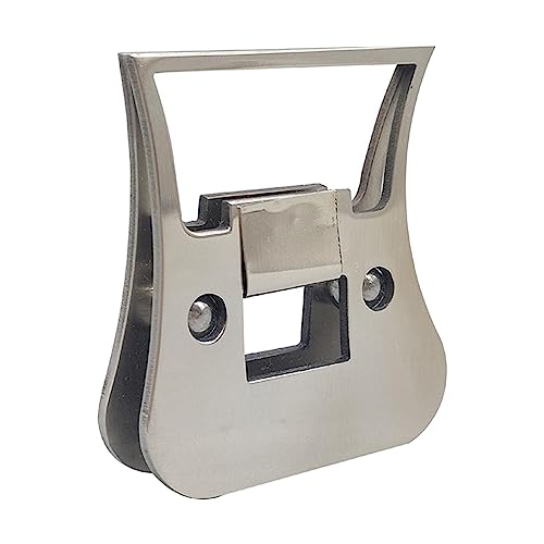 Amagogo Fly Tying Hackle Clamp Fly Tying Tool Feather Clamp Fittings Fly Tying Hackle Clip for Lure Making Supplies Angler Gifts Fly Tying Device