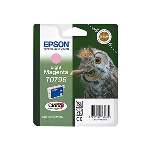 Epson Stylus Photo 1500 W (T0796 / C 13 T 07964010) - original - Bläckpatron ljus magenta - 975 sidor - 11 ml