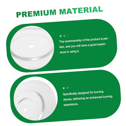 CIYODO Zubehör für Holzöfen Haushaltsherdabdeckung Pfannendeckel kaminofen zubehör kaminzubehör Unterlegscheiben Ofenzubehör Herddeckel Eisen Schornstein Kochfeld Verbrennungsofen 26c – Bild 3