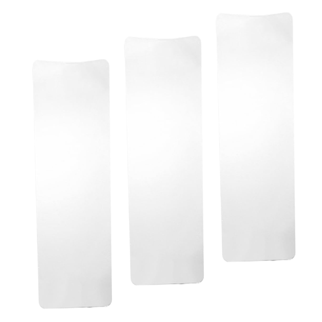 3pcs Clear Hair Highlighting Paddle Board Transparent Dyeing Tool for Professional Diy Hair Coloring Lightweight Easy to Clean Convenient for Salon Home Use