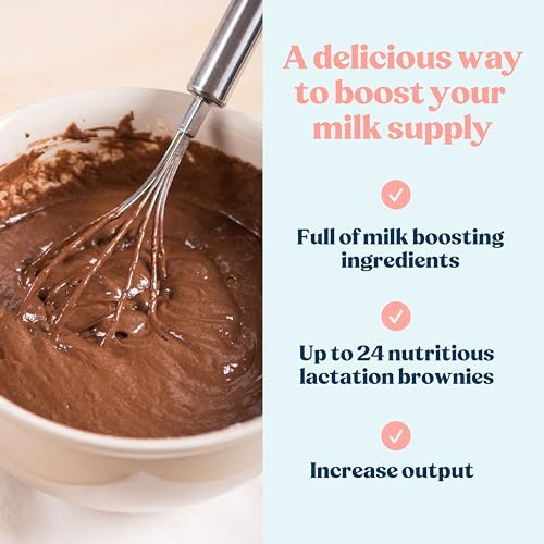 Mommy Knows Best Lactation Brownie Mix Breastfeeding Supplement - Double Chocolate Breast Milk Support Snack Alternative To Lactation Cookies To Boost Breastmilk Supply Increase thumb #4