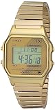 Timex T80 34mm unisex-adult Watch – Gold-Tone with Stainless Steel Expansion Band