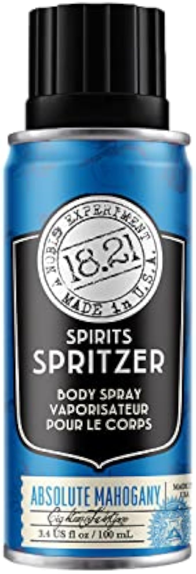 18.21 Man Made Men’s Spirits Spritzer, 3.4 oz. - Long-Lasting All Over Body Spray with Masculine Aromatics - Gifts for Him