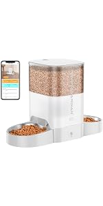 HoneyGuaridan 3.5L自動給餌器 猫 犬 小動物用 多頭飼い 定時 Amazon | HoneyGuaridan 3.5L自動給餌器 猫 犬 小動物用 多頭飼い 定時