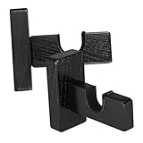 Cabilock Hockeyschlägerhalter Wandhalterung aus Holz Robuste Wandmontage Platzsparendes Vertikales Design Langlebiger Eishockeyschläger Organizer Einfache Installation mit Kompletter