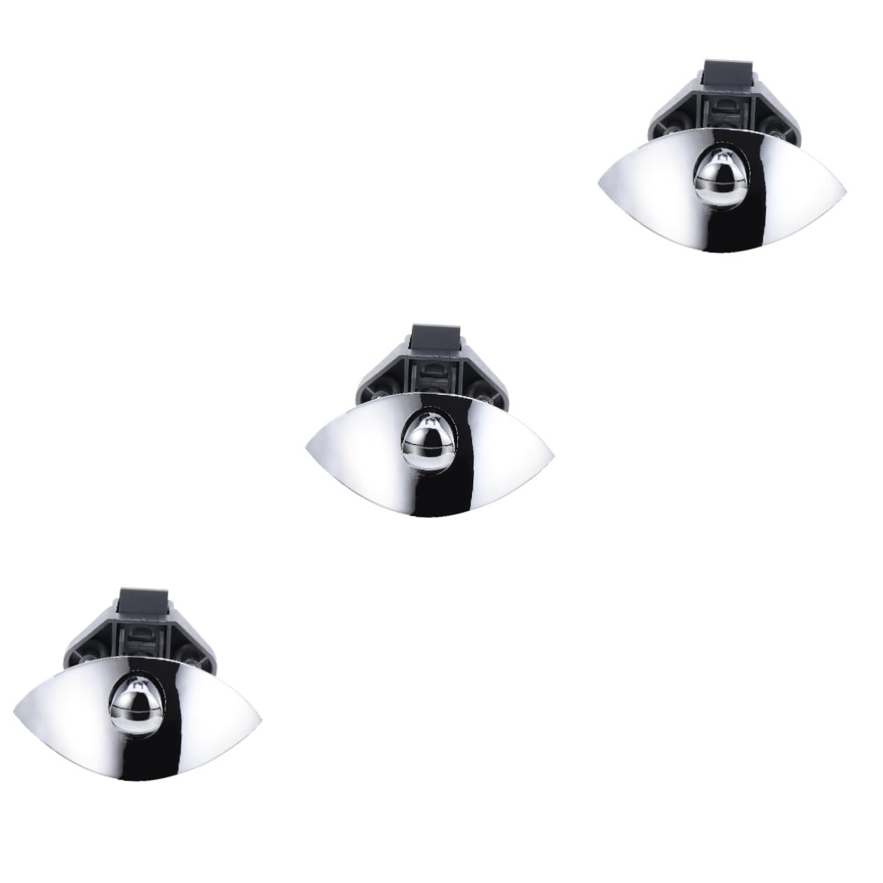 Artibetter 3piezas Cerradura De Botón De Pestillo De Presión Para Armarios y Puertas Fácil Instalación Accesorios Duraderos Para Rv y