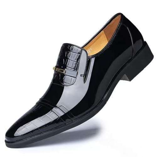 YZABEL Men's Dress Shoes Man Casual Leather Shoes Business Mens Shoe Men's Slip-On Leather Derby Oxford Shoes