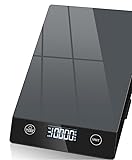 Digitale Küchenwaage mit geneigtem Display – 10kg/1g Präzision