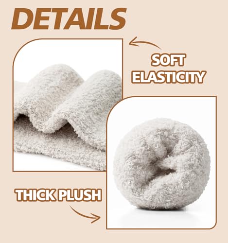 Slipper Socks for Women Men Grip Hospital Socks with Grips Fuzzy Non Slip Warm Womens Gifts3