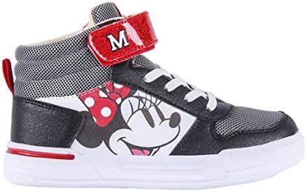 Baskets Montantes Chaussure Minnie Lumineuse Basket Montante Femme