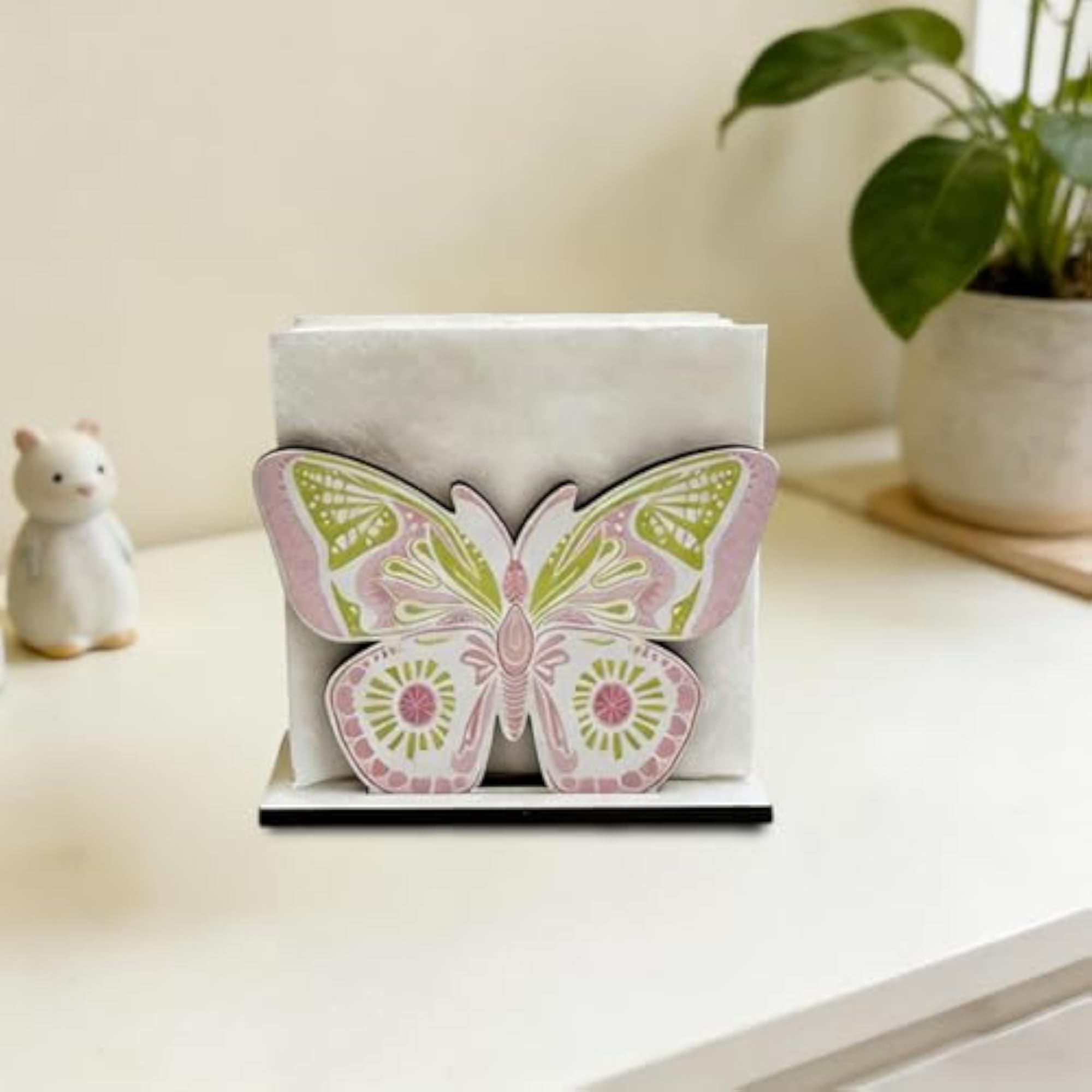 2xNapkin Holder Tabletop Standing Vertical for Countertop