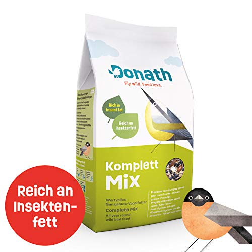 Donath Complete Mix - rijk aan hoogwaardig insectenvet - uitgebalanceerde mengeling - waardevol vogelvoer voor alle… - Afbeelding 3