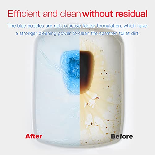 KIISIISO Automatic Toilet Bowl Cleaners Tablets,18 Pack Multipurpose Commercial Household Bathroom Cleaners,Long-lasting 300 brushes Toilet Cleaner, Pine Scent