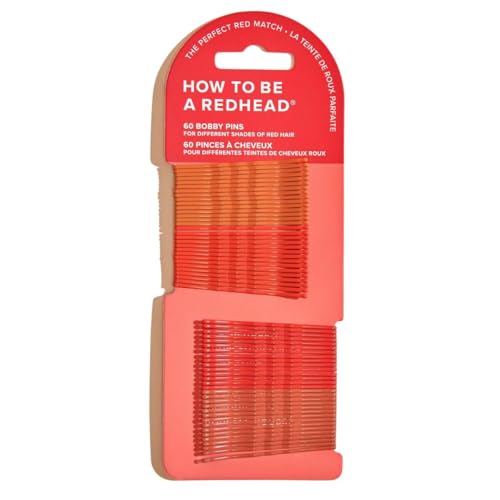 How to be a Redhead Bobby Pins - 60 Count,