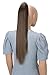 PRETTYSHOP Hairpiece Ponytail Clip on Extension Long hair smooth Heat-Resisting 24"(60cm) light brown # 12 H608