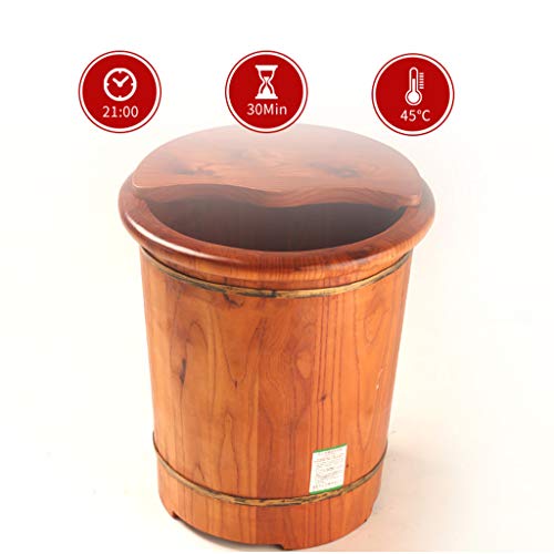 Masajeador de Pies Spa Barril de Madera Sólida miniatura 3