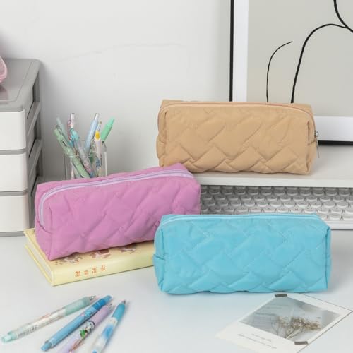 Image of Pencil Case Pen Case Office College School Storage Bag Pouch Holder Box Organizer Makeup Pouch Cosmetic Bag Aesthetic Cute Pencil Case for Girls Boys Kids (ZR)