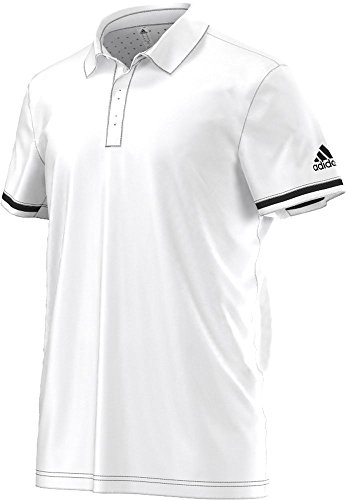 adidas Performance Men's Tennis Climachill Polo, White/Black, XX-Large
