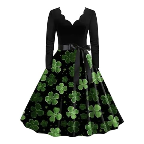 St Patricks Day Green Shamrock Dress Cover