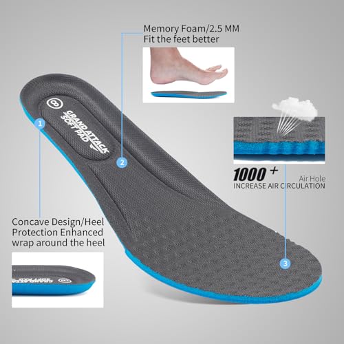 Image of Grand Attack Men's Road Running Walking Shoes | Max Cushioned Comfort | Durable Non-Slip | Breathable Athletic Tennis Cross-Training Sneakers
