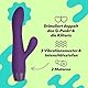 AMORELIE Joy – Rabbit Vibrator Shake für Frauen | Wasserdicht Wiederaufladbar aus Silikon & ABS