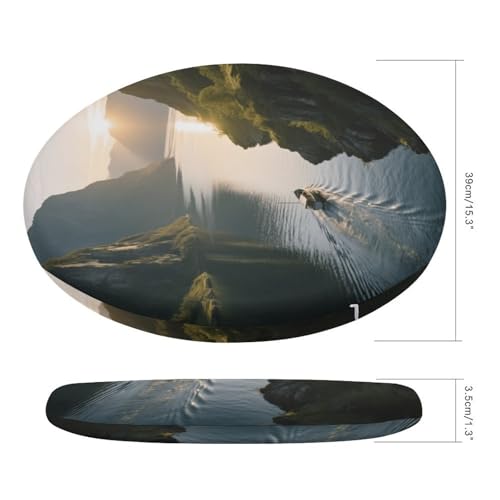 Cojín de asiento viscoelástico Fjord con funda lavable de cremallera 3