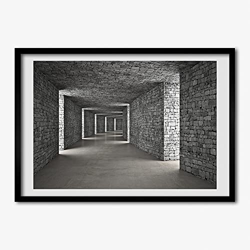 Cadre photo 70x50 cm Tulup pour agrandir une pièce avec un effet tunnel