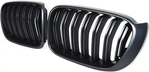 Grilles de pare-chocs avant de voiture et calandre de course noire