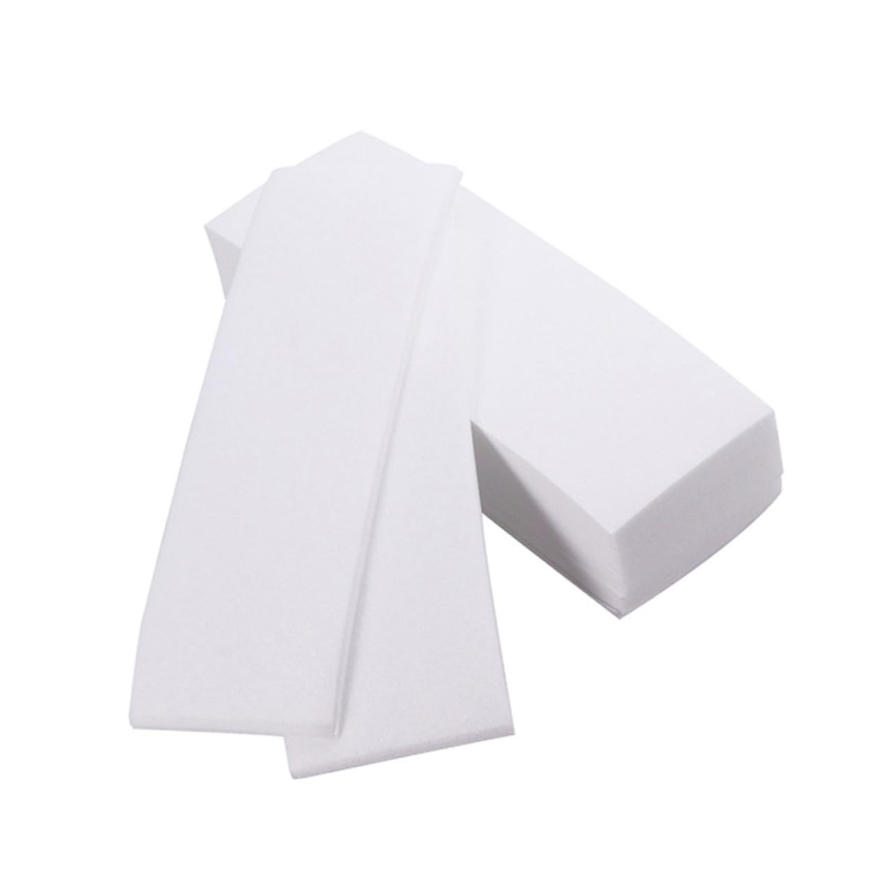 minkissy Hair Removal Strips 100pcs Professional Facial Wax Strip Soft Flexible for Salon Use