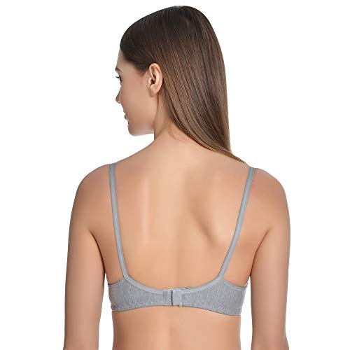Image of Aimly Women's Cotton Non-Padded Non-Wired Solid Multicolor Bra Combo Pack of 6