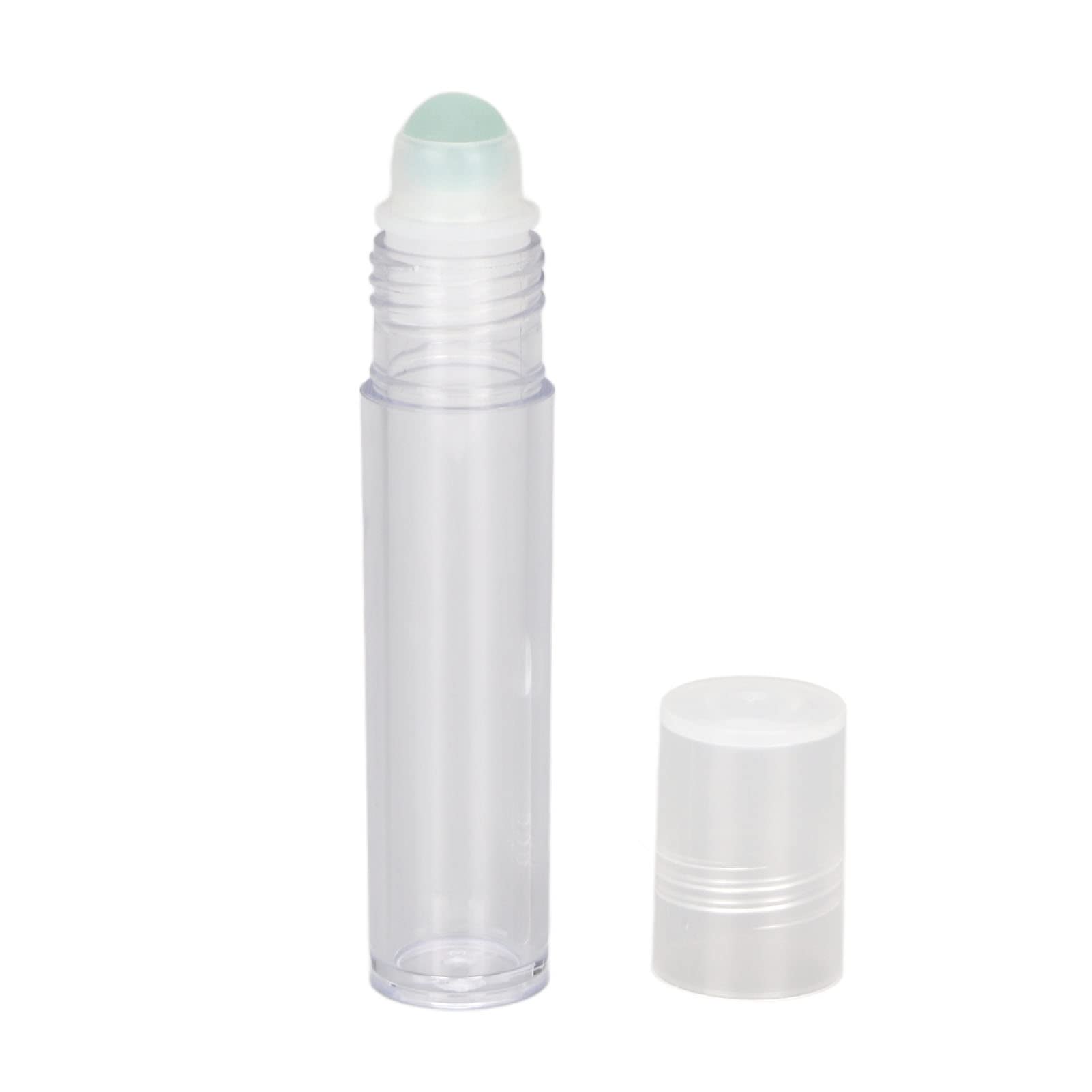 10 botellas de 7 ml roll-on de plástico, portátiles, vacías, rellenables, perfume, aceite esencial, roll-on