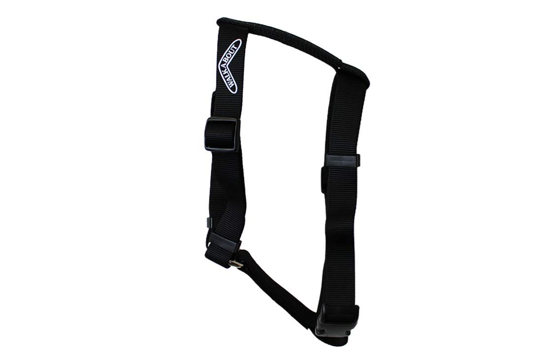 WALKABOUTChest Harness, Support Halter for Long Walks or Secure Car Rides, Customizable Length in 5 Different Sizes, Best Use with Other Walkabout Products (Medium Chest Harness (17-28"))