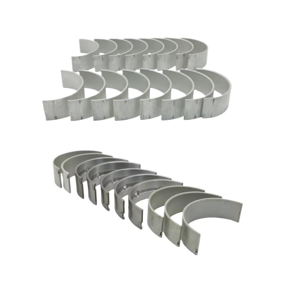 Juego de casquillos de cojinete principal y de biela del cigüeñal, tamaño estándar para motores M176 M177 4.0L V8, compatible con modelos seleccionados, incluidos GLS63 GLC63 C63 S63 E63 G500