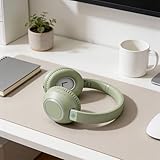 INTEMPO Amalfi Noise Cancelling Headphones – True Wireless Bluetooth Over-Ear Headset, Foldable Design with Cushioned Swivel Earcups & Adjustable Headband, 50Hr Playtime, USB-C Charging, Green - Image 3