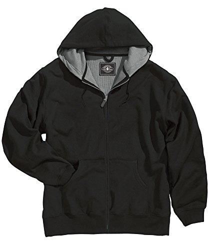Charles River Apparel Tradesman Thermal Full Zip Sweatshirt Black L #TOP14