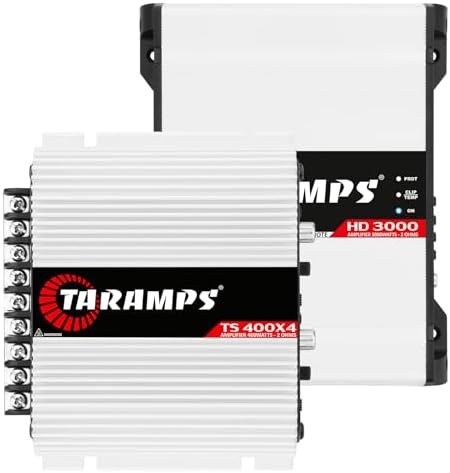 TARAMPS HD 3000 2Ohm 3K Verstärker + TS 400X4 400W Auto