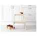 Ikea Bekväm Taburete Escalón, Haya, Marrón, 31x40x7 cm