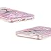 IYCK iPhone 8 Plus Case, iPhone 7 Plus Case, Soft TPU Bumper Flowing Floating Liquid Infused Bling Glitter Sparkle Protective Case Cover for iPhone 7 Plus/iPhone 8 Plus 5.5'' - Butterfly Floral Fairy
