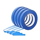 Toddmomy 4rollen Malerabklebeband Schwach Haftendes Klebeband Für Lackierarbeiten Modellbau-abklebeband Auto-abklebeband Feinlinien-abklebeband Kfz-abklebeband Autolackierband Künstlerband