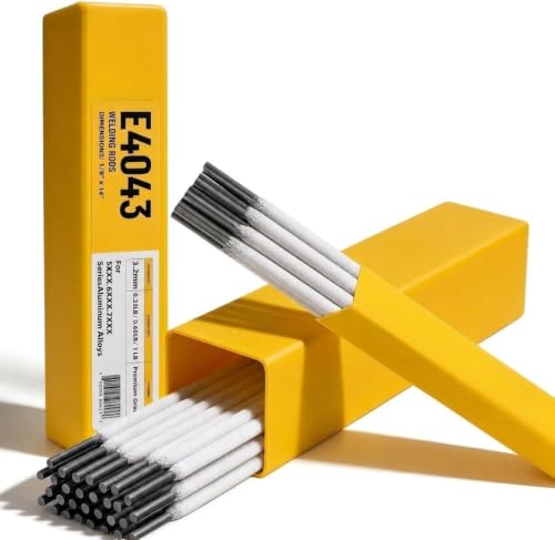 Image of E4043 Aluminum Welding Rods 1/8"x14", 0.33LB Stick Electrodes for Aluminum