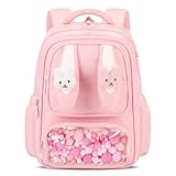 CONFORT ET SÉCURITÉ : Ce sac à dos kawaii pour filles enfants est équipé de bandes réfléchissantes pour une sécurité accrue lors des déplacements matin et soir. Son dos ergonomique et ses bretelles réglables et rembourrées réduisent la charge, tandis que la poignée souple et les pieds renforcés témoignent d'une attention particulière.