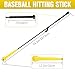GOIMGN 54” Hitting Stick Baseball Trainer,Batting Practice Equipment for Baseball and Softball,One-on-One Baseball Swing Training Practice Equipment,Improve Swing Mechanics & Bat Speed