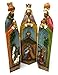 MOMENTS IN TIME Nativity 3 Kings Three Wise Men Figurines Hand Painted Tri-Fold Holy Family Nativity Scene Christmas Nativity Set with 3 Kings 11